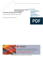 Mechanical Properties and Microstructure of A356 Alloy Reinforced Aln/Mwcnt/Graphite/Al Composites Fabricated by Stir Casting