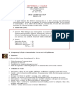 MODULE 2 and 5 - Oral Communication