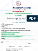 PH 514: Nanopharmaceutics: Convener: Dr. M. S. Muthu Associate Professor