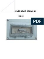 Ozone Generator Manual (DS-30)