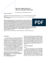 Spontaneous Ectopic Sebaceous Glands (Fordyce's Granules) in The Oral Mucosa of Sprague-Dawley Rats