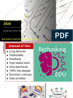 Rethinking Education 2020