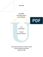 Pre Tarea - Estructura Molecular