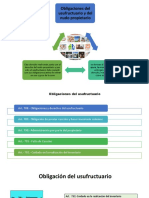 Obligaciones Del Usufructuario y Del Nudo Propietario