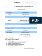 Teradata Developer Besant Technologies Course Content PDF