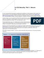 A 1-2-3 Approach To ICS Security: Part 1-Secure Industrial Networks