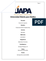 Tarea 2 de Matematica Financiera