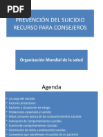 Consejería en Suicidio