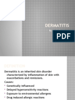 Dermatitis: By. P. Dhilip Kumar