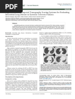 Computed Tomography Scoring Systems Evaluating Interstitial Lung Disease Systemic Sclerosis 2161 1149.S1 003