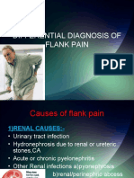 Differential Diagnosis of Flank Pain