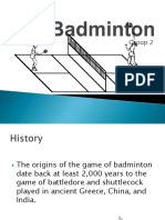 Badminton History