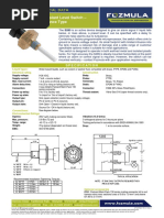 S285 Fozmula Capacitance Coolant Level Switch Data JP 24 Nov 15 3.1 Rev 2 PDF