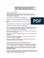 Cleaning or Degreasing of Metallic Material by Chemical Methods Other Than Electrolysis (Polishing Compositions C09G Detergents in General C11D)