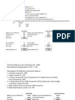 Bank Reconciliation - Solutions