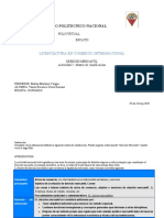 Matriz Actividad