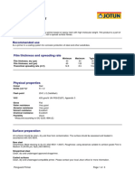 Penguard Primer: Technical Data