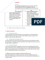 What Is Discourse Analysis - Summ