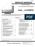 Sharp LCD TV LC-42SB45U Service Manual PDF