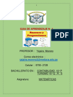 GUIA 4 Razones y Proporciones PDF