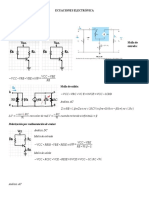 ECUACIONES ELECTRÓNICA Transistores BJT y MOSFET