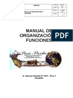 Manual de Organizacion y Funciones