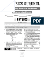 Physics: DPP - Daily Practice Problems