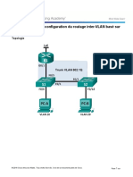 6.3.3.7 Lab - Configuring 802.1Q Trunk-Based Inter-VLAN Routing