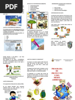 Triptico de Programa de Proteccion Del Medio Ambiente