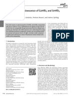 Unusual Photoluminescence of Cahfo and Srhfo Nanoparticles