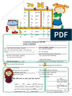 Verb To Be Fun Activities Games Grammar Drills