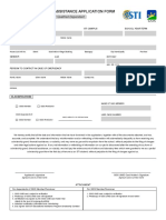 Gsis-Sti Educational Assistance Application Form: For GSIS Members, Pensioners or Qualified Dependent