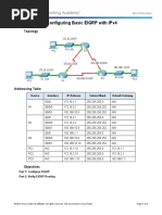 7.2.2.4 Packet Tracer - Configuring Basic EIGRP With IPv4 Instructions