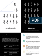 Activity Cards: © Microsoft 2016 Licensed Under Creative Commons Attribution-Noncommercial-Noderivatives (CC By-Nc-Nd)