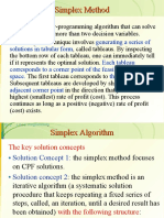 EMBA 2nd Batch Simplex Method