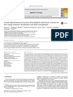 (2013) A Novel Hybrid Process of Reverse Electrodialysis and Reverse Osmosis For Low Energy Seawater Desalination and Brine Management