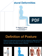 Postural Deformities: Dr. Madhuri P. Sadgir