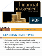 Chapte R: Working Capital Finance