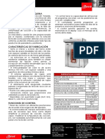 Ficha Tecnica Horno Max 600 PDF