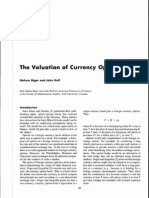 The Valuation of Currency Options: Nahum Biger and John Hull