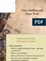 Team Building & Team Work