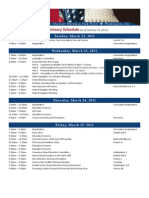 NACHC 2011 Policy and Issues Schedule at A Glance