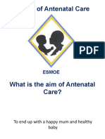 Review of Antenatal Care: Esmoe