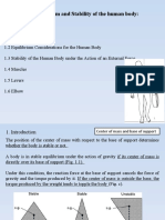 Chapter 1. Equilibrium and Stability of The Human Body