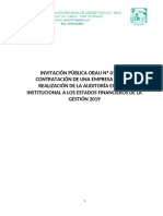 Convocatoria Pública #01-2020-Orau