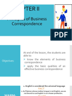 Principles of Business Correspondence