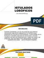 4 Postulados Filosoficos Teoria y Preguntas