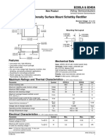 B330LA & B340A: Features Mechanical Data