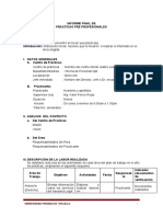 Modelo de Informe Practicas