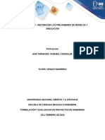 Unidad 1 Paso 0 - Reconocer Los Pre-Saberes de Modelos y Simulación